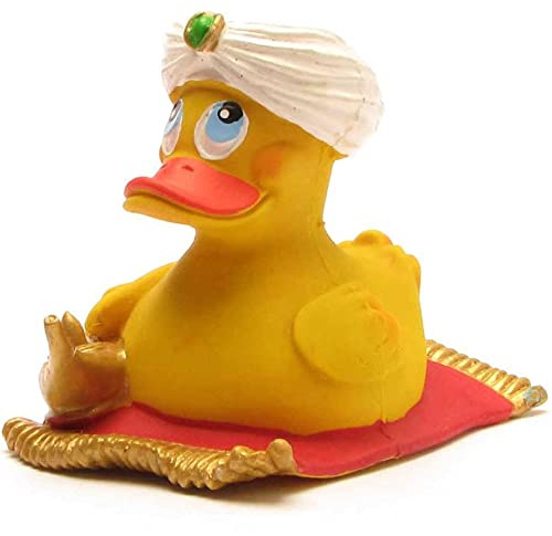 Duckshop I Aladin und die Wunderlampe I Badeente I Quietscheente I L: 10,5 cm