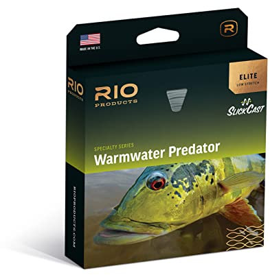 RIO Products Elite Warmwater Predator Süßwasser-Fliegenschnur, entworfen zum Werfen großer Fliegen, großer Mund und Pfauenbarsch, WF7F/H/I