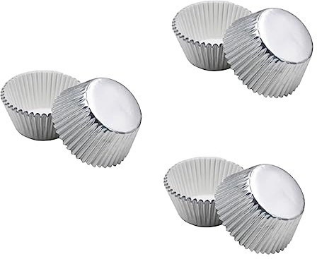 Alipis 3 Set Di Pirottini Per Cupcake in Alluminio Spesso Per Muffin Porta Snack Per Feste Di Compleanno 100 Pezzi * 3