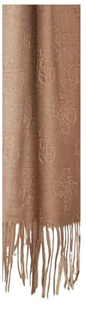 Sciarpa Donna Guess latte logo C25GU39 AW5218POL30 BEIGE