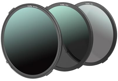 SMALLRIG Neutral Density Magnetic Filter Kit (3 Pcs), ND8, ND64, and ND1000 Filter, Dual-sided 16-layer Coating, Only for SMALLRIG Matte Box with Adjustable Clamp 4409/4411 / 4412/4415-4799