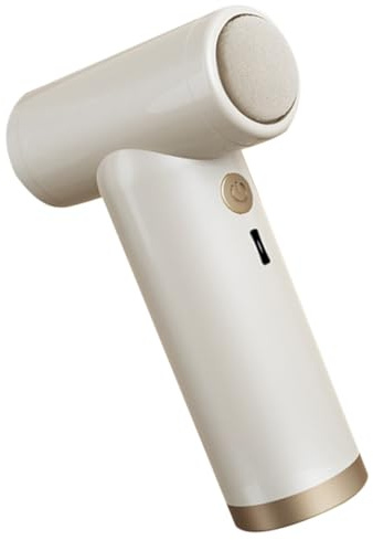 Togli Calli Piedi Elettrico, Lima Piedi Professionale Bianco Abs | Uso Domestico in Bagno, Design Ergonomico Minimale, Rimuove Pelle Ruvida Precisione