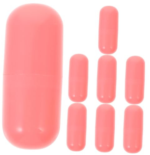 VINTORKY 8pcs Mini Fillable Lipstick Tubes for Diy Lip Balm Empty Capsules Portable Travel