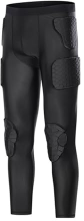 RenDiuJups Camiseta Portero Profesional Hombre Chaleco Acolchado EVA con Protección Codos/Pecho, Equipación Seguridad Transpirable para Entrenamiento y Partidos(D,L (Fit 65-75kg))