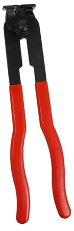 Sosoport Hose Clamp Pliers Swivel Flat Band Disassembly Tool Automotive Water Repair Tool with Dust Cover for Constant Velocity Joint Boot Maintenance