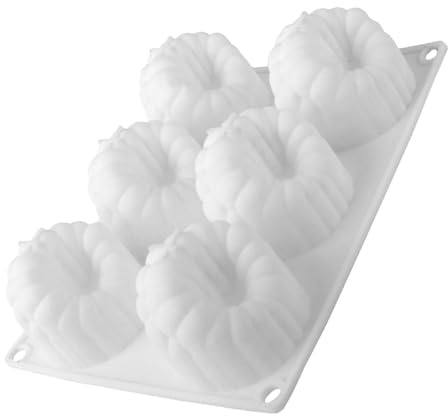 FIXOSHEE Stampo in Silicone per Torta Mousse AI Lamponi Set da 6 Stampi per Dessert e Fondente Resistente al Calore e Flessibile per Decorazioni di Dolci e Dessert al Lampone