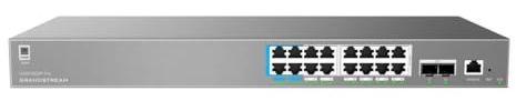 Grandstream GWN7802P Pro-omkopplare 18 Gigabit PoE-portar