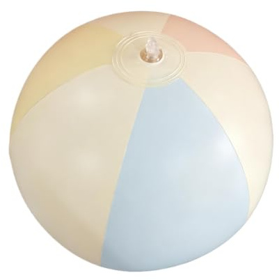 Beach Balls - Uppblåsbara poolspel Färgglada OutBeach Balls - Uppblåsbara vattenleksak | Klassisk regnbågsrandig simfestboll för bakgård, sommarcamping, samling, sjösemester, familjepicknick