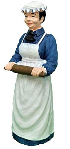 Melody Jane Dolls House People Victorian Cook with Rolling Pin Resin Figure 1:12