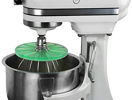 Whisk Wiper® PRO compatible with KitchenAid Bowl-Lift Stand Mixers - Mix Without The Mess - The Ultimate Stand Mixer Accessory - Only Compatible With 6-Wire Whisks (Aquamarine)