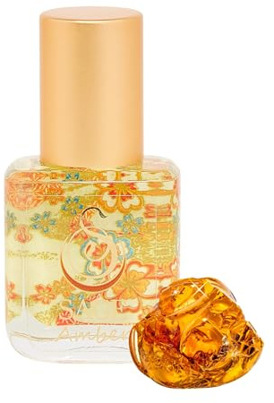 Sage Amber, Roll On Perfume, Extract, Amber Oil, Musk Essential Oil, Vanilla Musk, Mini Perfumes for Women, Women’s Fragrances, Perfumes for Women, Fragrance Oil, Parfum,1/4oz, Travel Size Perfume