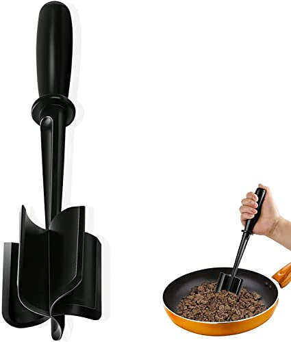 Tritatutto di carne, Hamburger Chopper, Schiacciapatate - Professionale Multifunzionale Resistente al Calore Nylon Macinato Manzo Smasher Utensili Da Cucina E Gadget, Sicuro Per Pentole Antiaderente