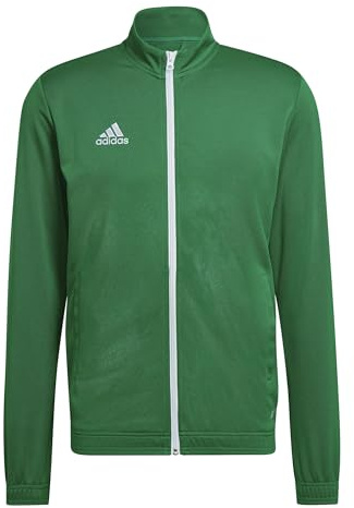 adidas Herren Entrada 22 Track Jacket, Team Green/White, S