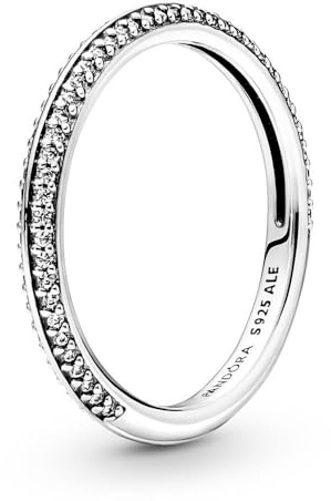 Pandora ME Pavé-Ring, Sterlingsilber, mit klarem Cubic Zirkonia