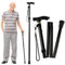 Canne de Marche Pliante,Canne Pliable,Bâton de Marche Pliable,Canne pour Marcher Aluminium,Canne Pliante et Réglable pour Marcher,Canne Pliante et Réglable,Canne Pliable pour Homme Femme