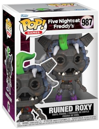 Funko POP! Games: Five Nights at Freddy's (FNAF) Ruin - Roxanne Wolf | Offizielles Gaming Merch - Vinyl Sammelfigur als Regal Deko - Geschenkidee zum Geburtstag für Fans und Sammler