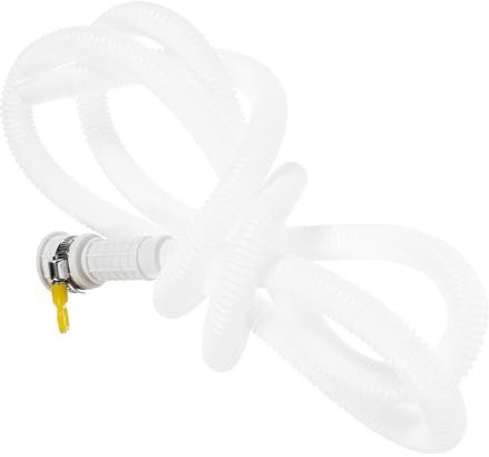 Homoyoyo 2m Air Conditioner Drain Hose Portable Tube for Mini-Split Units Corrugated Interface Suitable for Semi-Automatic Washing Machines Essential Drain Hose for Home Use