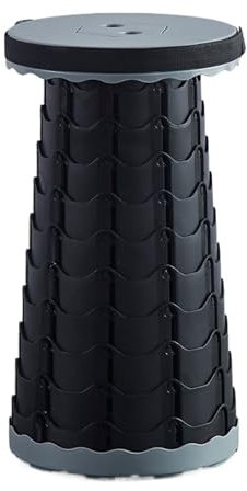 SPXTOM Klappstuhl for Erwachsene, höhenverstellbar, Reisehocker, tragbarer ausziehbarer Campinghocker, leicht, for Angeln im Freien, Wandern, Grillen, max. 400 Pfund (Color : A)