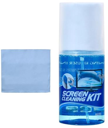 Bildschirmreiniger-Sprühset, Laptop-Reinigungsset,Elektronisches Reinigungsset | Monitorreiniger für Smart-TVs, Monitore und Autos, Laptop-Reiniger, inklusive 200-ml-Flasche und 1