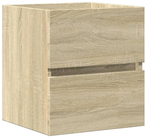 vidaXL Waschbeckenunterschrank Sonoma-Eiche 41x38,5x45cm Holzwerkstoff