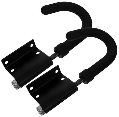 Didiseaon Heavy Duty Ladder Roof Hooks Extension Ladder Accessories Wall Mount Outdoor and Indoor Use 2pcs Large Anti-Slip