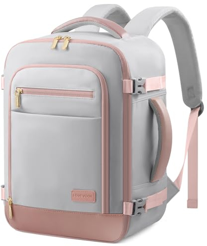 LOVEVOOK Ryanair Handgepäck 40x30x20, Handgepäck Rucksack Tasche, Reiserucksack Damen, Carry On Hand Luggage Underseat Laptop Travel Backpack Cabin Bag 20L