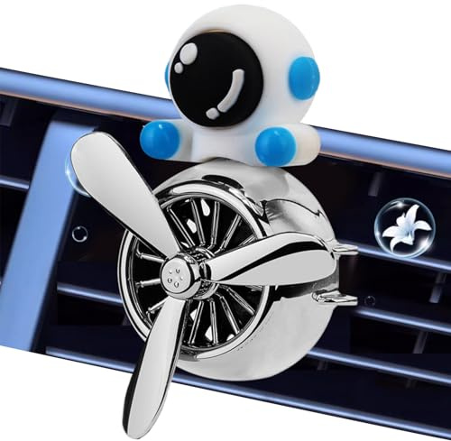 Deodorante per Auto,Clip Per Bocchette D'Aria Con Diffusore Di Profumo - Decorazione Rotante con Eliche per Interni Auto e Veicoli