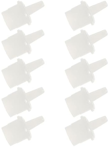 Wimpernflaschenverschluss 100 Stück Abs Weiß für Wimpernkleber | Spezialstopfen für Wimpernverlängerung, Tragbar und Sicher, für Professionellen und Privaten Einsatz