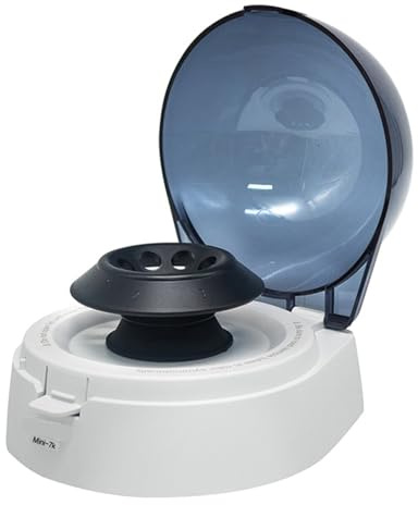 Mini centrifugeuse 7000 tr/min, centrifugeuse de paillasse silencieuse, avec moteur à courant continu, capacité maximale de 2680 g Largement utilisé