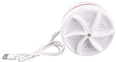 Kadimendium Lavatrice Portatile Piccola Turbina Ad Ultrasuoni da 27 W Che Pulisce capacità di 6 Kg Spegnimento Automatico per Dormitorio