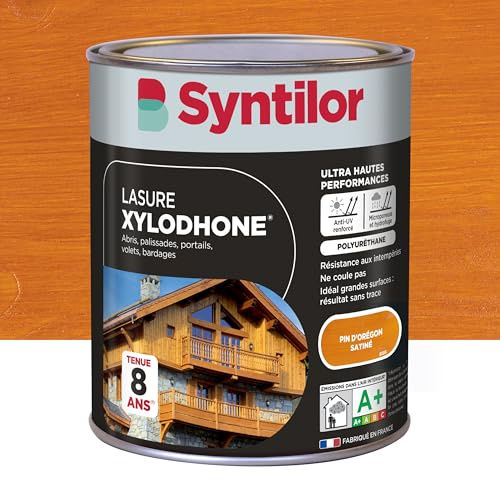 Syntilor - Lasure Xylodhone® Ultra Hautes Performances 8 Ans Pin d'Orégon Satiné 1L