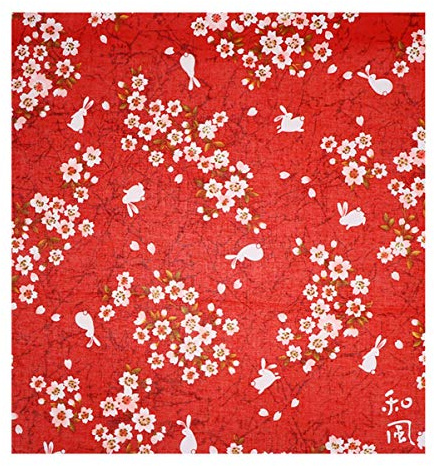 PRETYZOOM Bento Wickeltuch Mittagessen Handtuch Bento Tischset japanischer Stoff Stoffpaket Stoffverpackung Blumen Geschenktücher 50 x 50 cm Handtuch für Bento Lunch Geschenkbuch