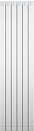 Fondital 82MAM01406 Radiatore in alluminio estruso Garda DUAL 80, 1800 mm, 6 elementi, bianco