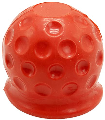 SZCXDKJ Trailer Hitch Ball Cover Universal 50mm Tow Bar Ball Cover Black, made of rubber, Tow Ball Cover, Rubber Ball Cover, Tow Bar Cover, car wash proof, abrasion & dirt protection #Red