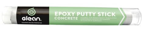GLEAN Concrete Filler Epoxy Stick | Instant Repair & Rebuild | Ideal For Walls, Flooring, Tiles, Statues, Birdbaths, Etc | 7 inches (114g) | Concrete Crack Filler