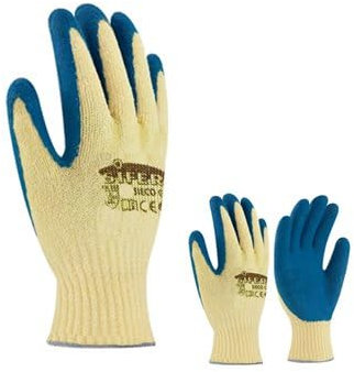 FPLUS Guante sifer latex anticorte azul t 10 si826 sieco (caja 12 unidades)