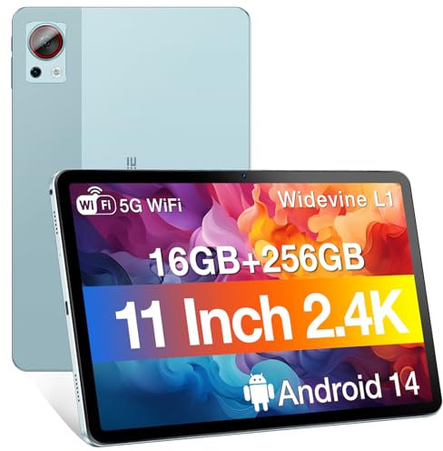 DOOGEE T30S 2025 Newest 11 Inch Android Tablets With SIM Card Slot, 16GB RAM+256GB ROM(1TB TF), Octa-Core,2.4K Display, 8580mAh, 5G WIFI, Bluetooth 5.0, 13MP+8MP, GPS, Android, 2-Year Warranty-Blue
