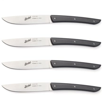 Berkel 4er-Set Steackmesser (Schwarz)