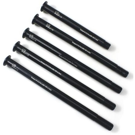 INOKAI Steckachse,Fahrrad Schnellspanner Fahrrad Steckachse Fahrrad Schnellspanner Rennrad Naben Rohrwelle Spieße Vorne Hinterachse 122/167/170/174/185mm M12 P1.75 P1.5 Achse (Color : L122 M12x1.75)