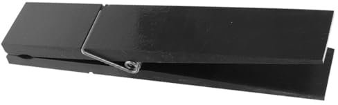 Cabilock Pince À Linge Géante en Bois Robuste 22 X 4 X 5 Cm Noire Pince À Linge en Bois pour Salle De Bain