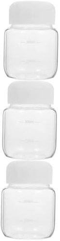 TOPBATHY Lot De 3 Petites Bouteilles en Verre Robustes Portables Et Étanches pour Lhydratation