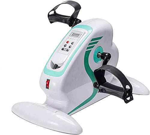 BGFYUSF Elektrischer Pedaltrainer, Verstellbarer tragbarer elektrischer Mini-Heimtrainer, für Arm- und Beintraining, mit Fernbedienung (Elektrischer Pedaltrainer)