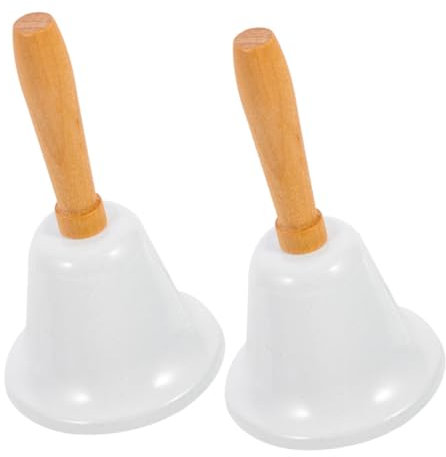 Anneome Metall-handglocken-Set 2 Stück Für Weihnachten Restaurant Anrufglocke Schule Und Zuhause