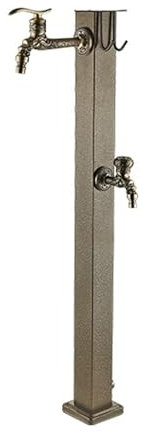 JINGSHIQIAOPL Fontane da Giardino Esterno, Colonna d'Acqua per Giardino Indipendente, Fontana a Colonna da Giardino con Rubinetto, Distributore d'Acqua Refrigerante a Colonna(80cm/31.5in)
