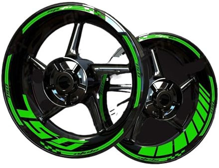 JXYFFS Moto Llantas para Z750 Adhesivo Reflectante Rueda Motocicleta Cinta Adhesiva Llanta Moto Scooter Pegatinas