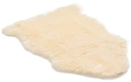 FAKHRI Lambskin Short Wool Baby Rug – Ultra-Soft Natural Sheepskin Mat for Newborns & Toddlers | Hypoallergenic & Breathable | Cozy Playmat, Stroller Liner & Crib Comfort | Premium Quality Wool