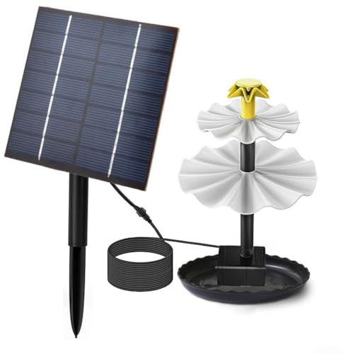 Effizienter 2W Solar Springbrunnen für Vogelteiche, für den Außenbereich Deko