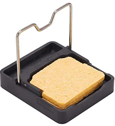 Zerodis Soldador de Soporte de Hierro Mini T-Stand T-Stand Ceramics Soldadura Soldadura de Limpiador de (BLACK)