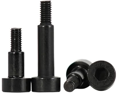 Tornillo de cabeza hueca hexagonal con cojinete de hombro, de acero inoxidable 304, galvanizado en negro, M2, M2.5, M3, M4, M5, M6, M8, M10, M12(12mm)