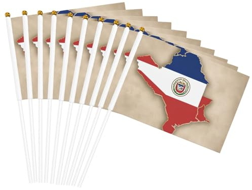 Bandera de Paraguay map02 - Poste de bandera portátil para decoración de eventos, uso versátil, actividades grupales